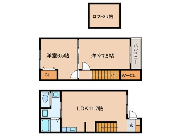 exce　Ⅳの物件間取画像